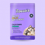 Calm Paws soft chews, duck flavour, front of pack
