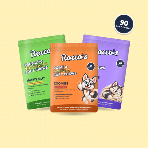 Value Pack: three 30-chew bags of mix & match / mixed flavour, stacked